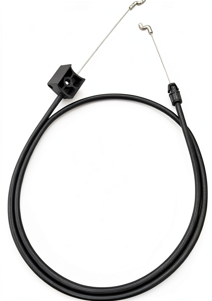 OUSTUE brake cable installed on a Toro lawn tractor