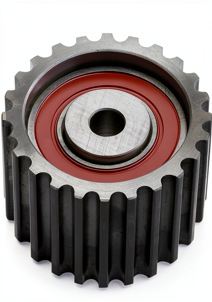 ACDelco Manual Timing B Idler installed in a GM engine timing cover
