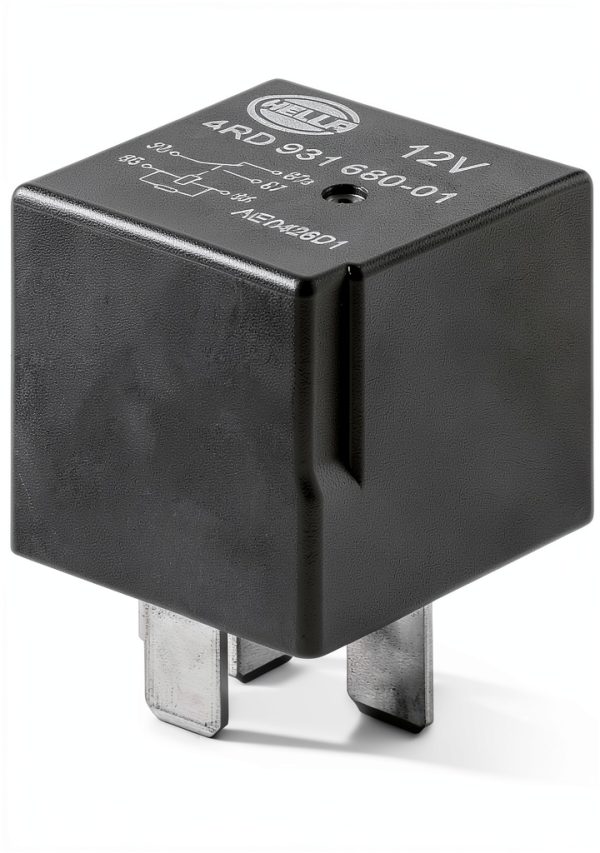 Hella 12V Relay 931680017 SPDT 40A Automatic DIN Rail Mount-0