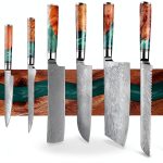Magnetic Knife Holder GOGOJSM Farmhouse Wall Rack Emerald Enchant 40cm-0