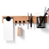 Magnetic Knife Holder LARHN 16″ Bamboo Wall Strip and Magnetic Core-5