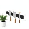 Magnetic Knife Holder MHXW SXPN Acacia Wood 16 Inch Black Wall Mount-2