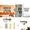 Magnetic Knife Holder HEREOF Wood Strip No-Drill Mount-5