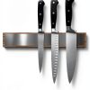 Magnetic Knife Holder LARHN 16″ Bamboo Wall Strip and Magnetic Core-2