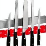 Magnetic Knife Holder CUCINO 16" Stainless Steel Wall Mount Drilling-0