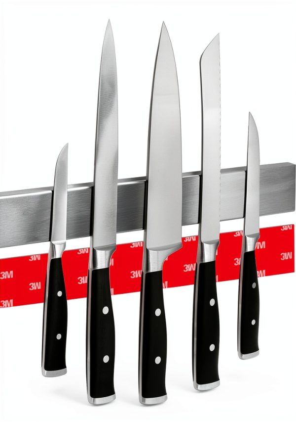 Magnetic Knife Holder CUCINO 16" Stainless Steel Wall Mount Drilling-0