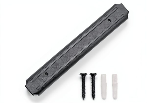 Magnetic Knife Strips PENXUA 15 Inch Black 2 Piece Magnetic Knife Rack-1
