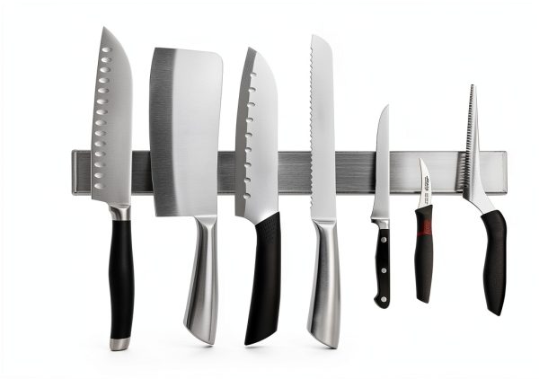 Magnetic Knife Strip 17" Rymmzone SUS304 Fridge Holder-4