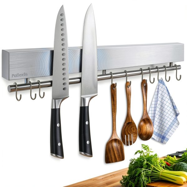 Magnetic Knife Holder 17" Stainless Steel Wall Mount by Pailexin-0