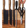 Home Kitchen Magnetic Knife Block Holder Rack Magnetic Stands with Strong Enhanced Magnets Multifunctional Storage Knife Holder-1