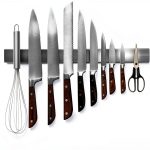 Magnetic Knife Strip 17" Rymmzone SUS304 Fridge Holder-0