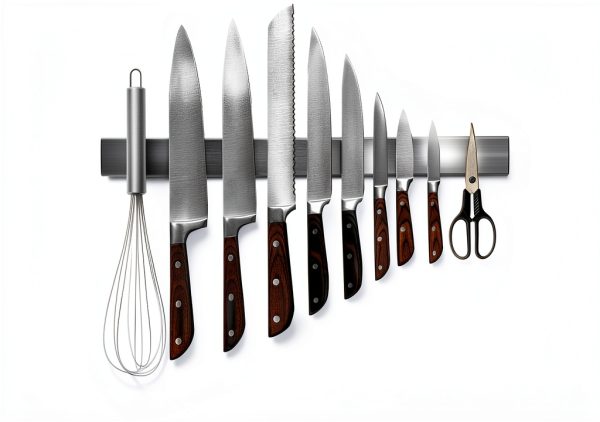Magnetic Knife Strip 17" Rymmzone SUS304 Fridge Holder-0