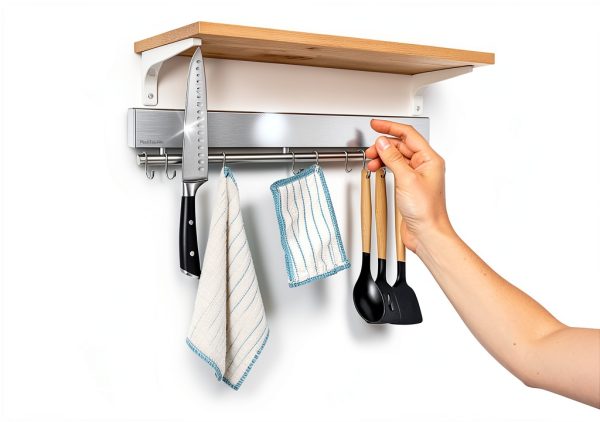 Magnetic Knife Holder 17" Stainless Steel Wall Mount by Pailexin-2
