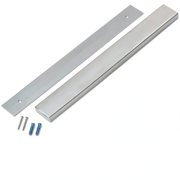 GORILLA GRIP Stainless Steel Magnetic Knife Holder for Wall, Magnet Bar for Knives, Tools, Supplies, Heavy Duty Metal Strip Holds Up to 6 lbs, Kitchen Organizer, 10 in, Non-Adhesive, Drilling Required-2
