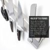 GORILLA GRIP Stainless Steel Magnetic Knife Holder for Wall, Magnet Bar for Knives, Tools, Supplies, Heavy Duty Metal Strip Holds Up to 6 lbs, Kitchen Organizer, 10 in, Non-Adhesive, Drilling Required-3