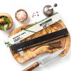 Magnetic Knife Holder 17" Black with 10 Hooks by Pailexin No-Drill-1