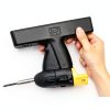 magnetic knife holder Dmore 16 Inch Black Mount with 3 Hooks Drilling-3