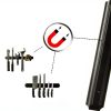 Magnetic Knife Strips PENXUA 15 Inch Black 2 Piece Magnetic Knife Rack-2